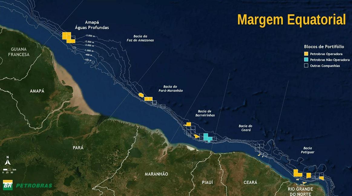 Estatal brasileira defende que possui expertise suficiente para realizar a busca por petróleo na Margem Equatorial. (Divulgação/Petrobras)