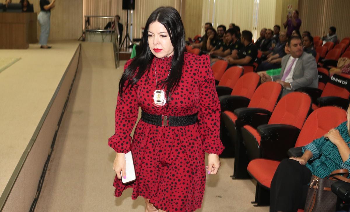 Delegada Débora Mafra (Foto: Márcio Silva)