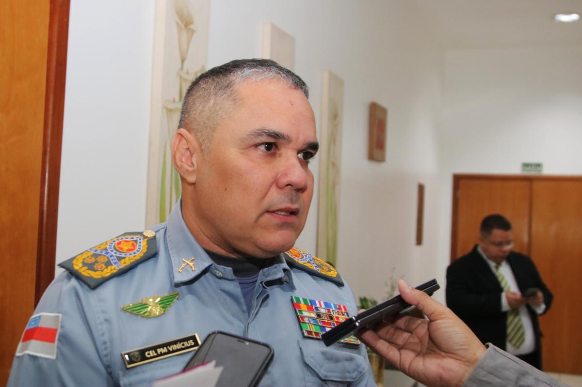 Coronel Vinicius Almeida (Foto: Márcio Silva)