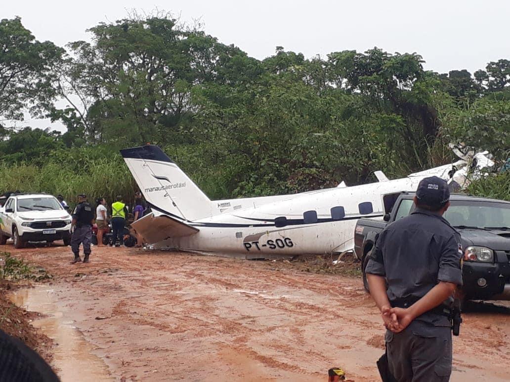Aeronave caiu na tarde deste sábado (16) por volta das 13h. Doze turistas praticantes de pesca esportiva, piloto e co-piloto morreram. (Foto: Reprodução)