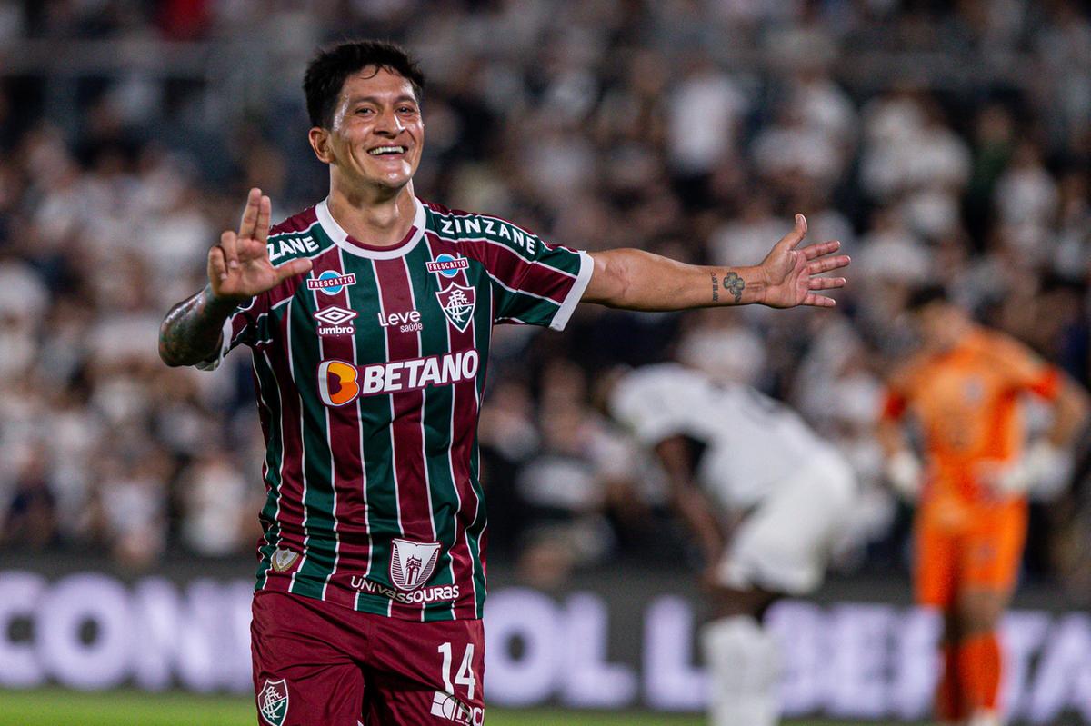 Germán Canomarcou 12 gols na campanha do Fluminense na Libertadores (Reprodução/ Conmebol)