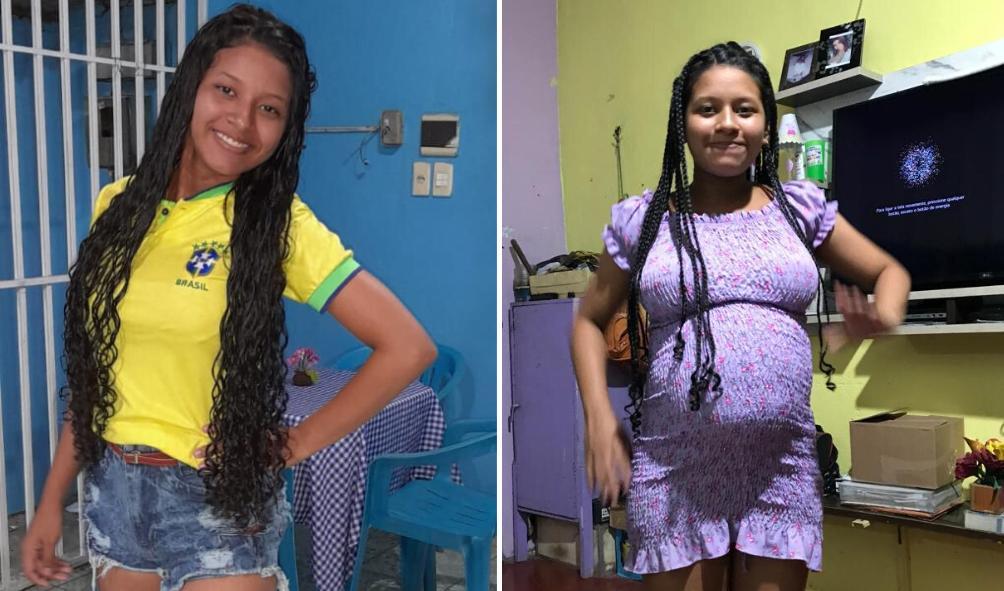 Débora Alves, morta aos 18 anos de idade, grávida de 8 meses (Fotos: Divulgação)