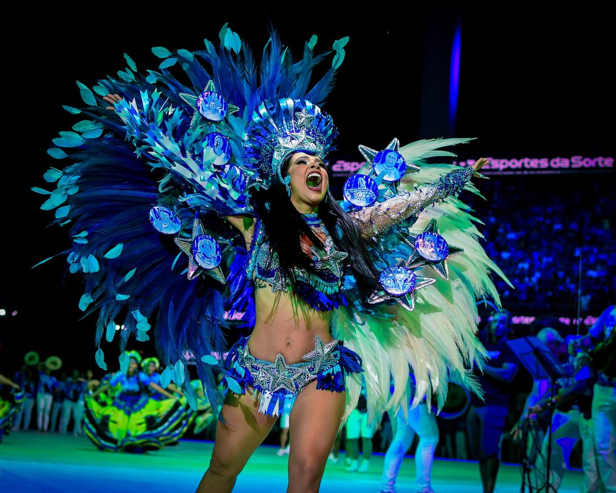 Cleise Simas, a Rainha do Folclore. Foto: Paulo Bindá