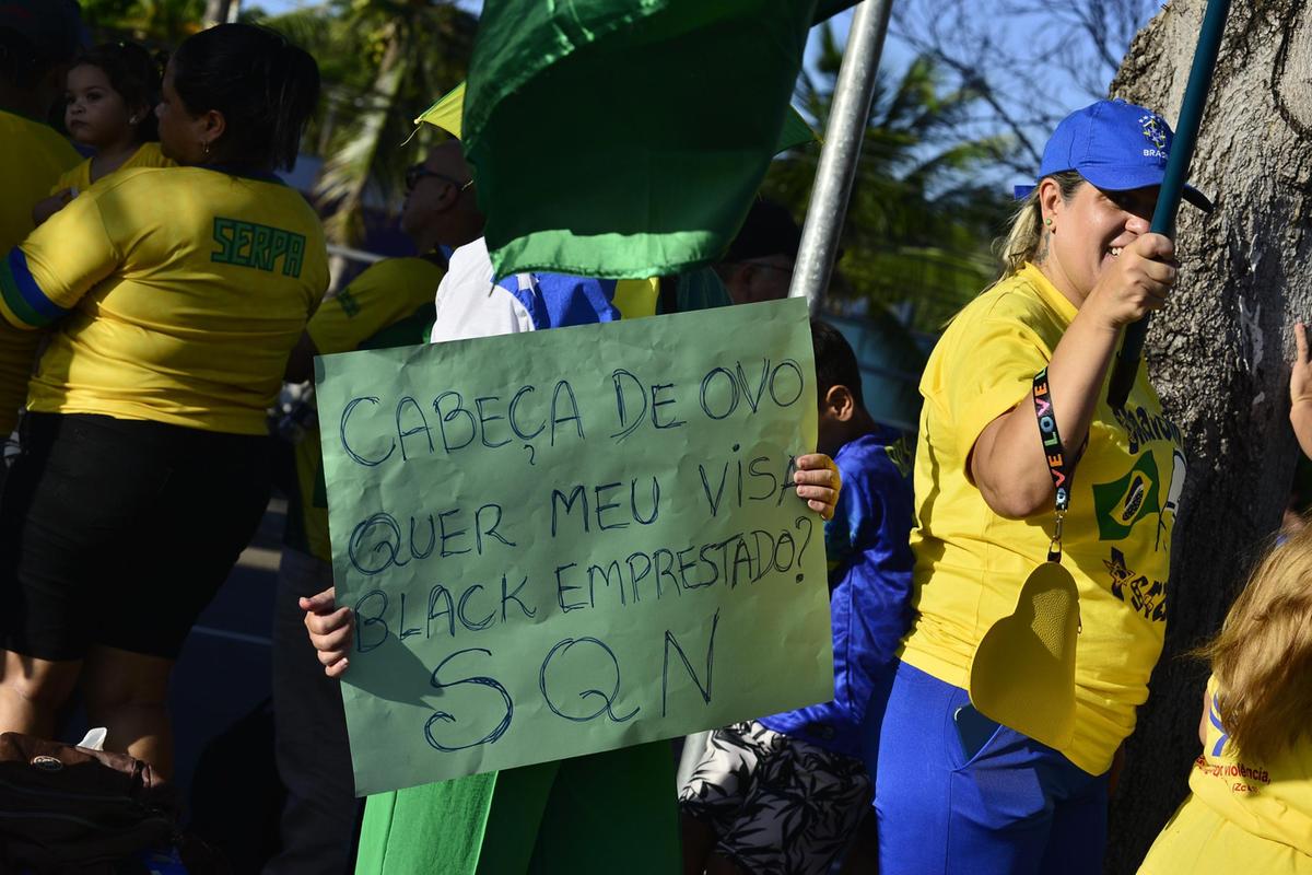 Mobilização na Ponta Negra em Manaus (Foto: Junio Matos/AC)