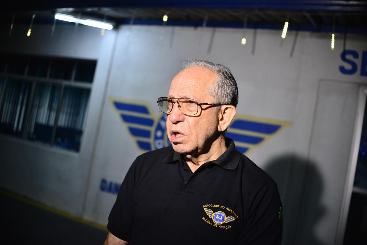Cassiano Oroso, presidente do Aeroclube
