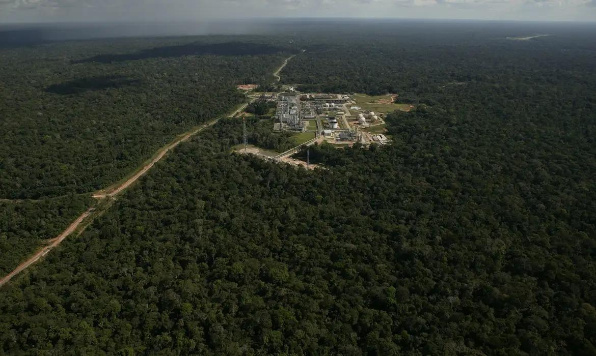 Área de produção na Província Petrolífera de Urucu. Foto: Agência Petrobras/Geraldo Falcão