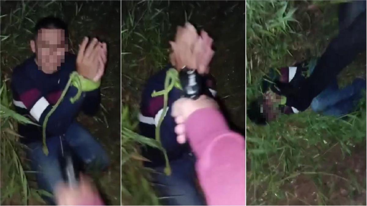 Os momentos de terror vividos pela vítima durante a tortura foram registrados em vídeo pelos próprios suspeitos