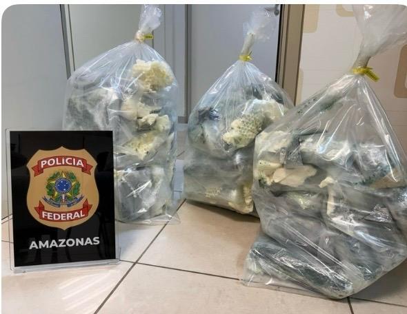 Droga apreendida estava distribuída em malas que seriam embarcadas em voo comercial com destino ao Nordeste