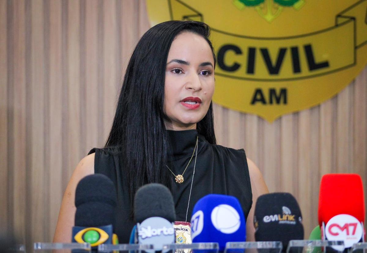 A delegada deu informações sobre o caso