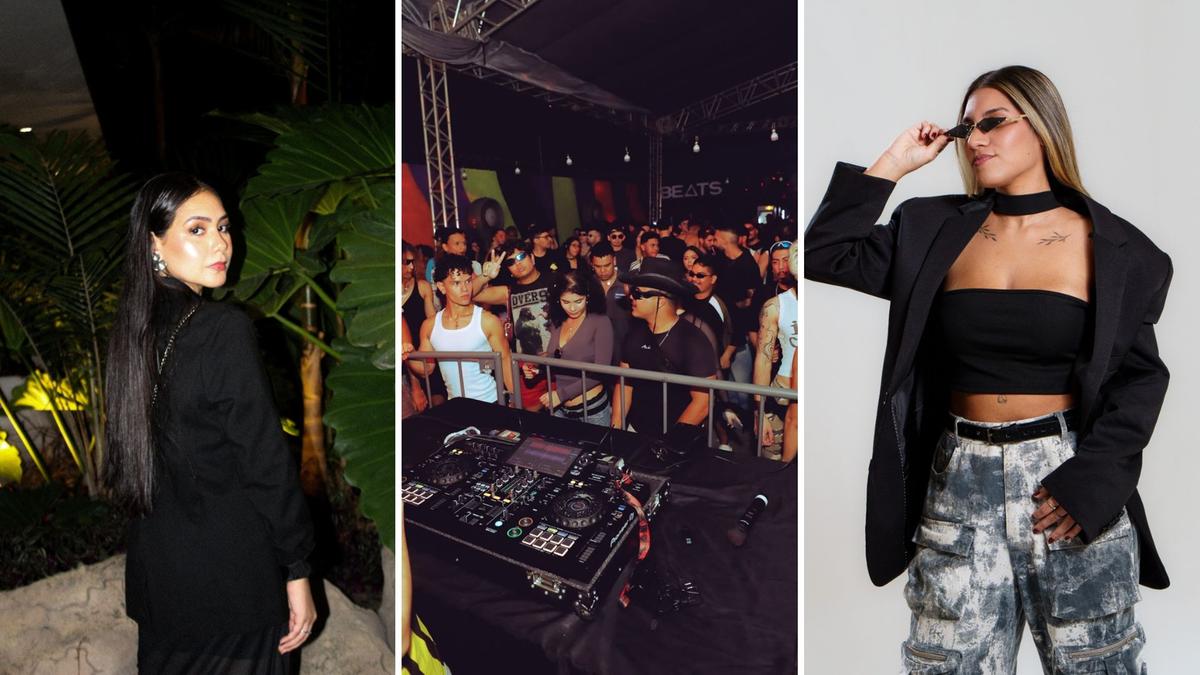 Comunicadora e criadora de conte&uacute;do, Barbara Tassinari, e Dj Thai
