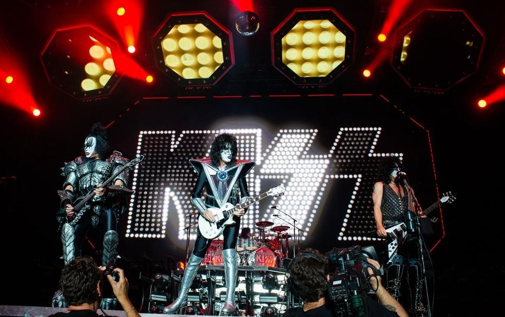 Kiss se apresentou em 2023 na Arena da Amazônia durante o festival Monsters Tour.