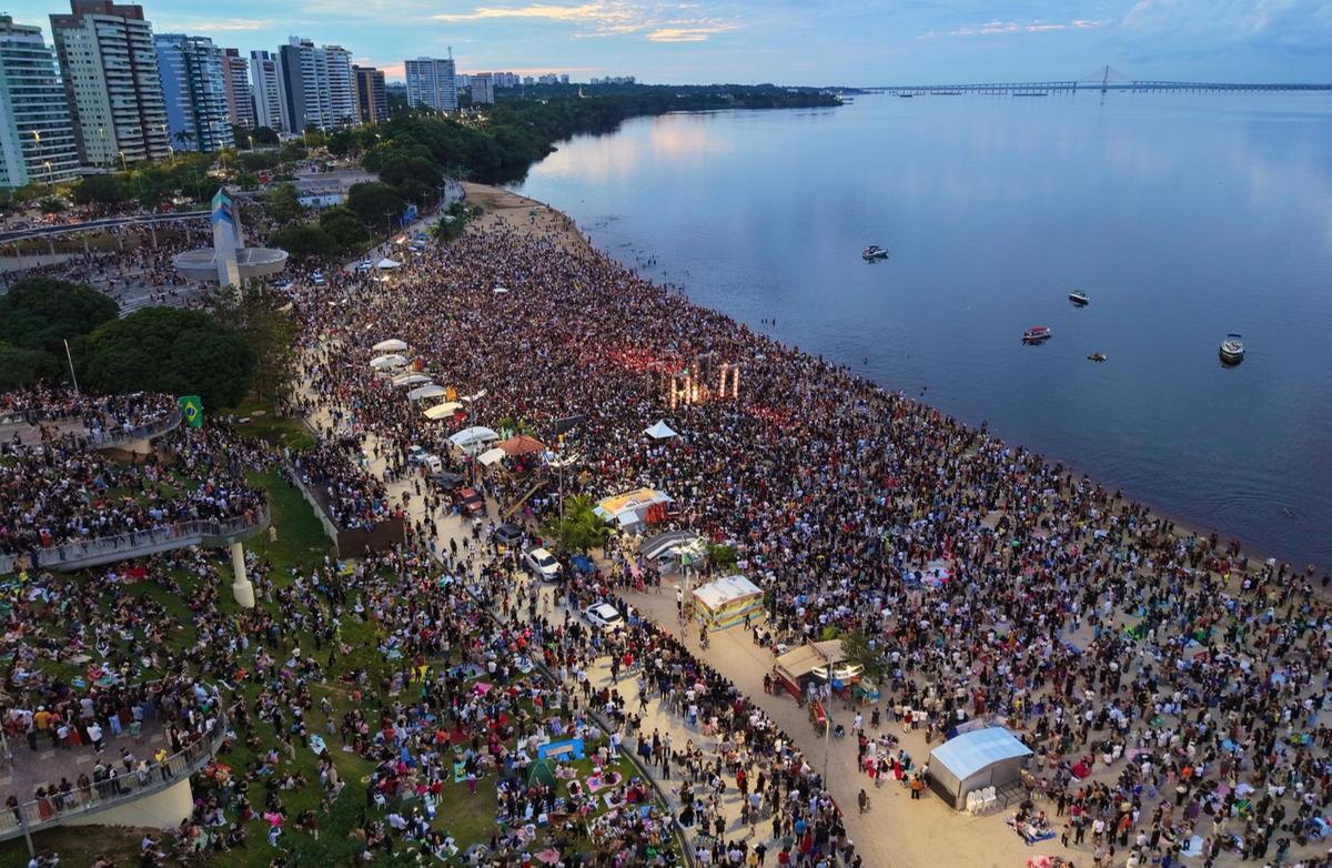 Praia da Ponta Negra, Manaus, Amazonas (Foto: Divulgação)