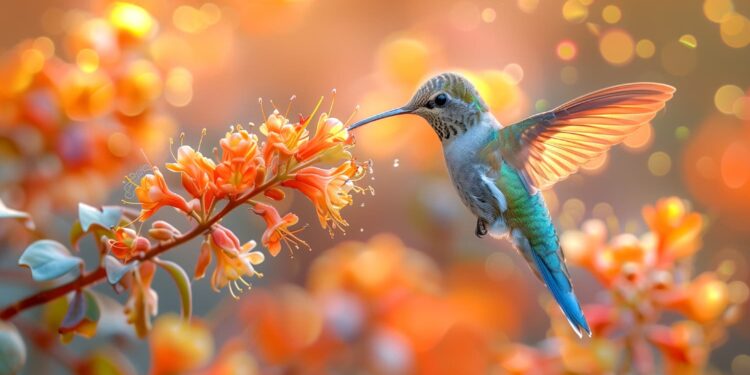 Planta preferida dos beija-flores com dois metros de altura produz néctar o ano inteiro
