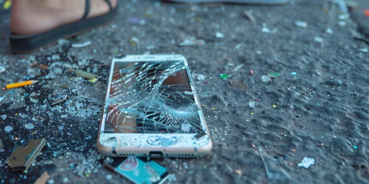 Por que o celular sempre cai com a tela para baixo?