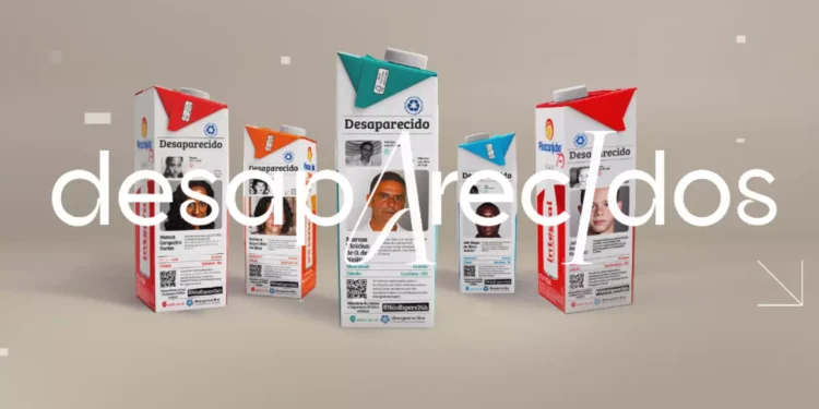 8 pessoas foram encontradas após campanha com fotos de pessoas desaparecidas em caixas de leite
