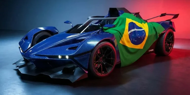 Primeiro supercarro brasileiro custa R$ 1,5 milhão e carroceria pesa apenas 40 kg