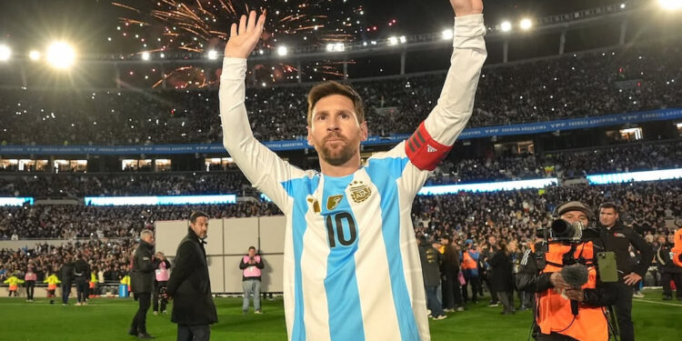 Messi aparece com a 17 da Argentina na Copa do Mundo