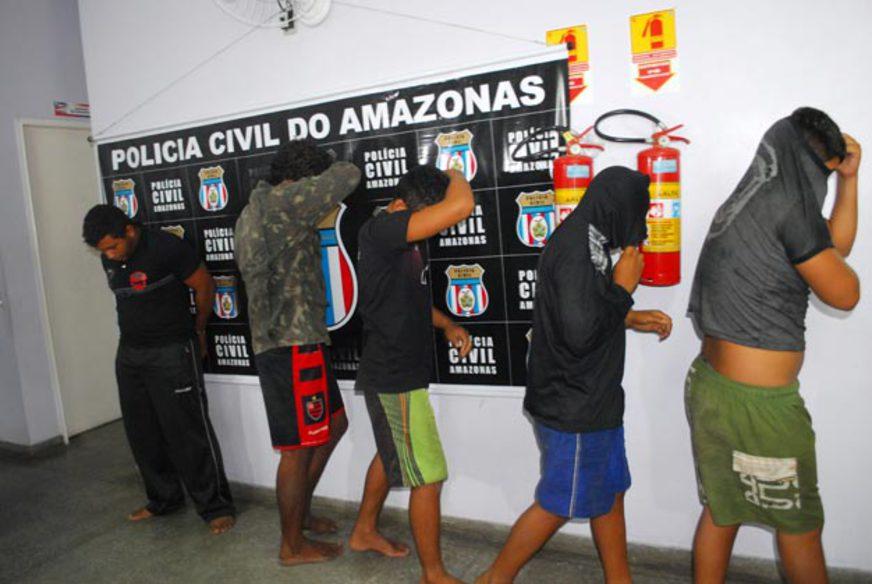 Quadrilha é presa em flagrante roubando combustível de usina em Manaus