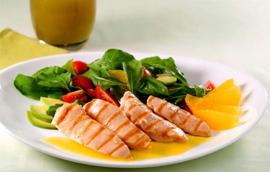Receita de Peito de Frango ao Molho de Laranja