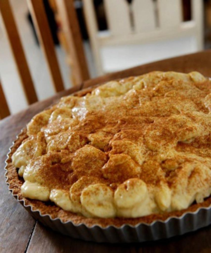 Torta de Banana com Baunilha e Canela
