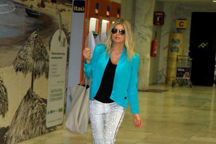 Fergie sente-se mal e recebe tratamento médico em hotel no Rio de Janeiro