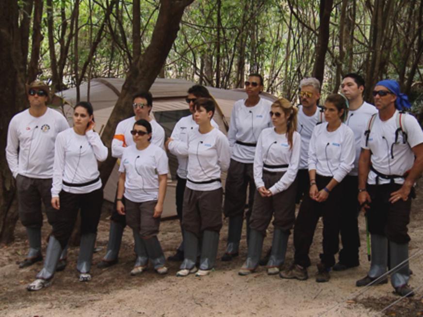 Equipes realizam prova de arborismo em ‘Amazônia’