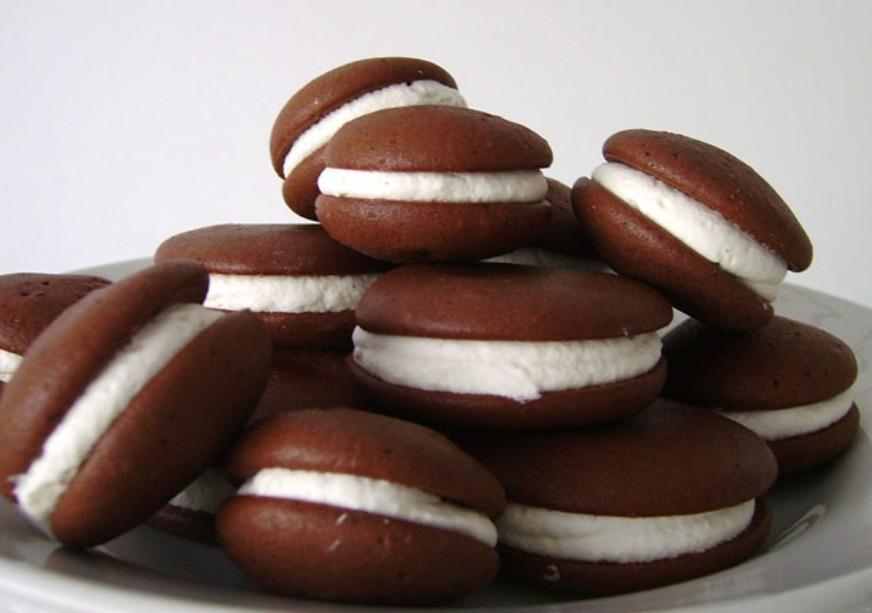 Whoopies de chocolate
