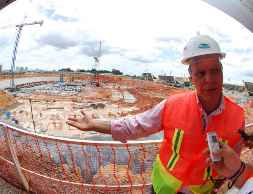 Canteiro de obras da Arena da Amazônia em Manaus vai ser liberado para visitação pública