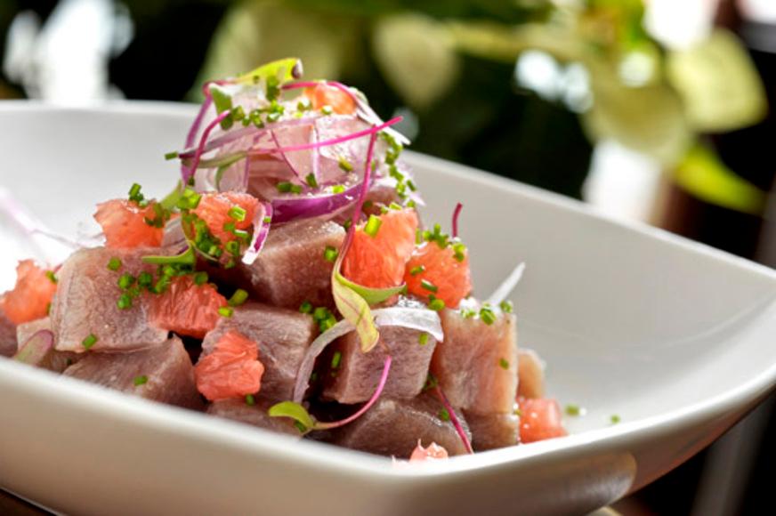 Ceviche de Atum ao Grapefruit