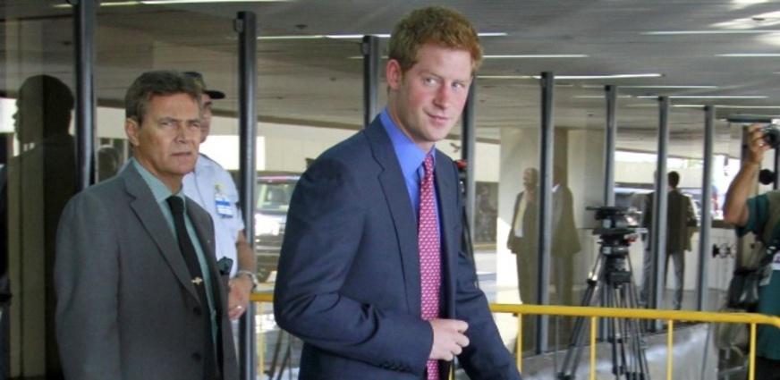 Príncipe Harry desembarca no Brasil