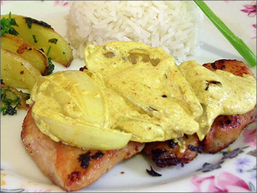 Filé de Frango ao curry
