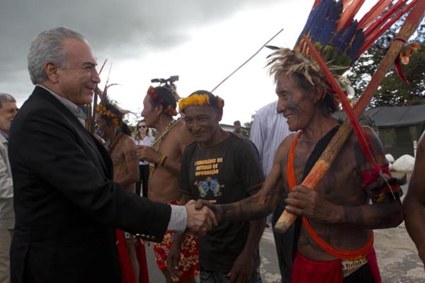 Cacique cobra vice-presidente do Brasil durante operação Ágata 4