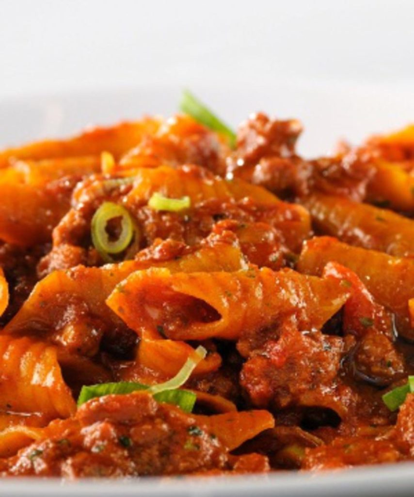 Receita de Garganelli à Bolonhesa