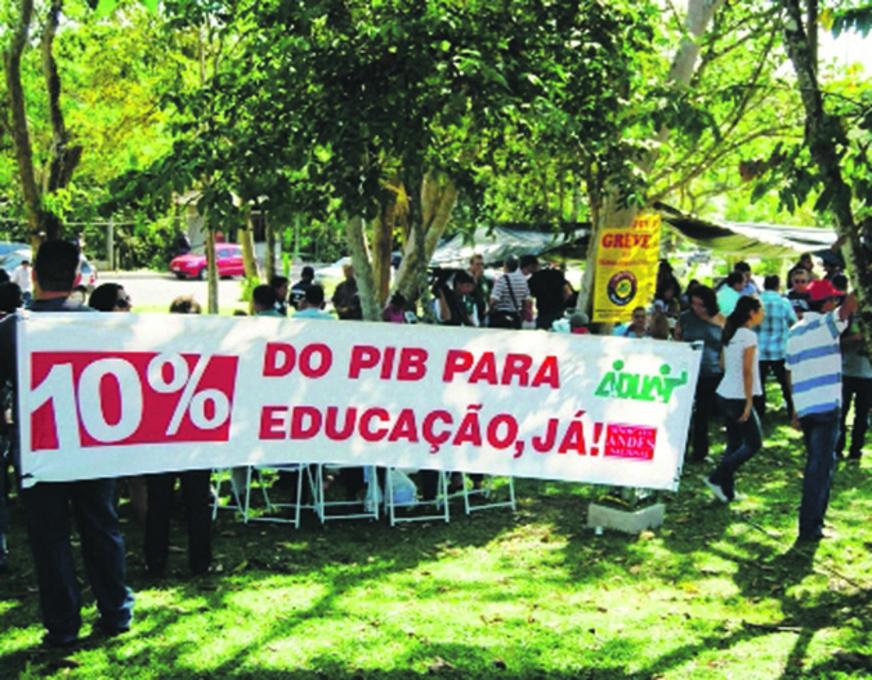 Entidade defende 10% do PIB para educação