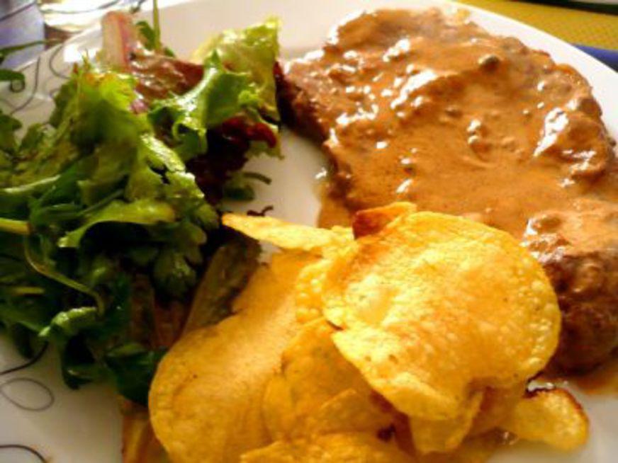 Receita de Bife à café