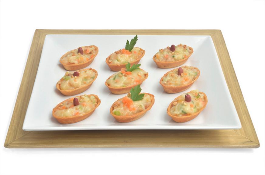 Barquete de Legumes com Amendoim