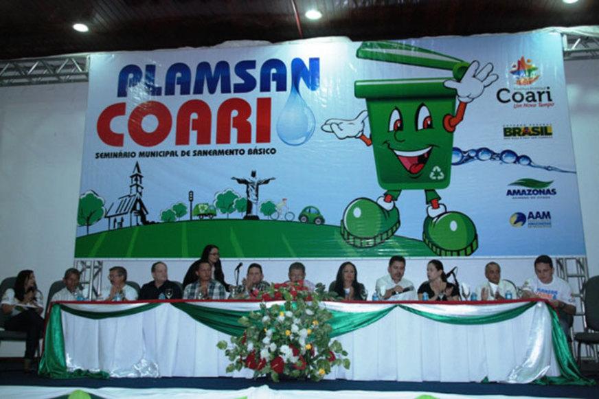 Coari é o primeiro município do AM a concluir o Plano de Saneamento Básico