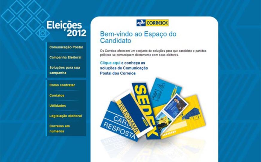 Correios disponibiliza site com serviços para candidatos a prefeito e vereador