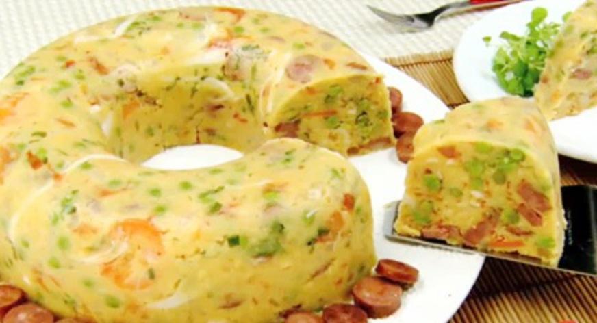 Cuscuz de Linguiça delícia