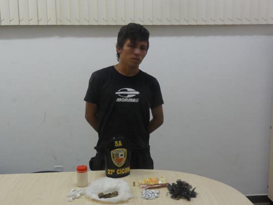 Polícia prende homem com drogas na Zona Norte de Manaus