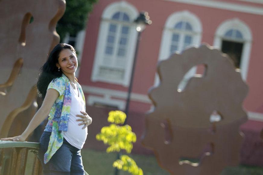 Futuras mamães também andam na moda