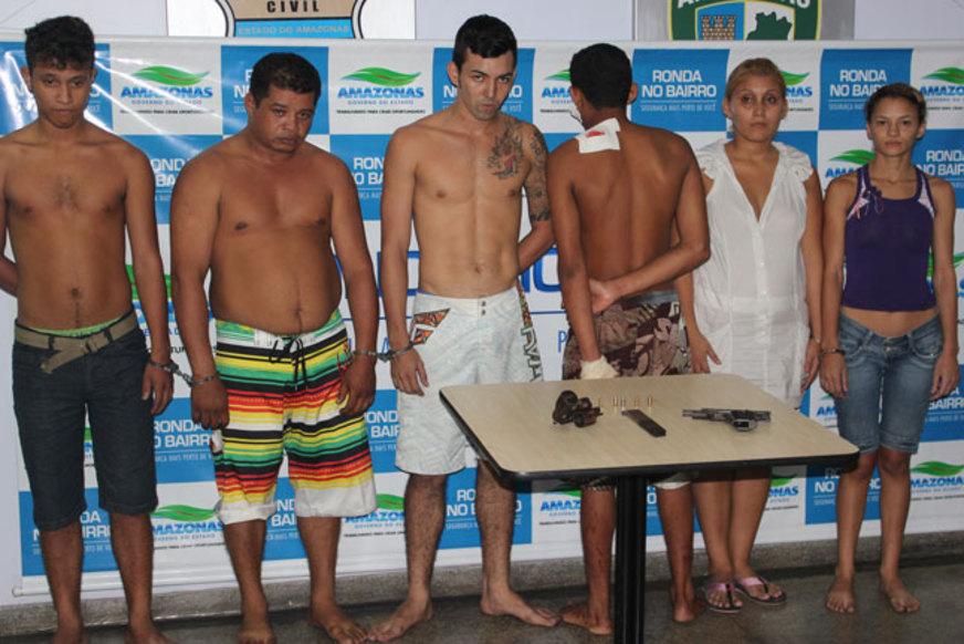 Quadrilha é presa na Zona Leste de Manaus