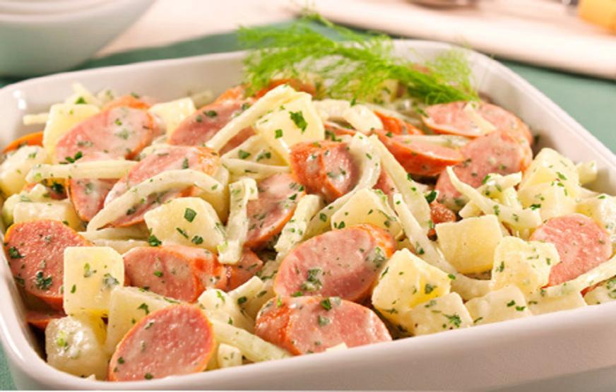 Receita de Salpicão de Salsicha