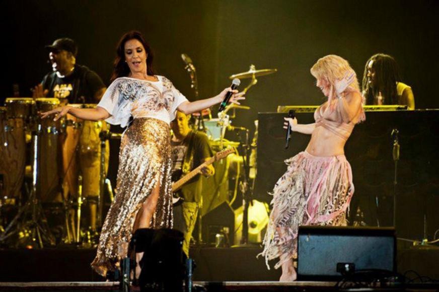 Shakira participa de novo disco de Ivete Sangalo