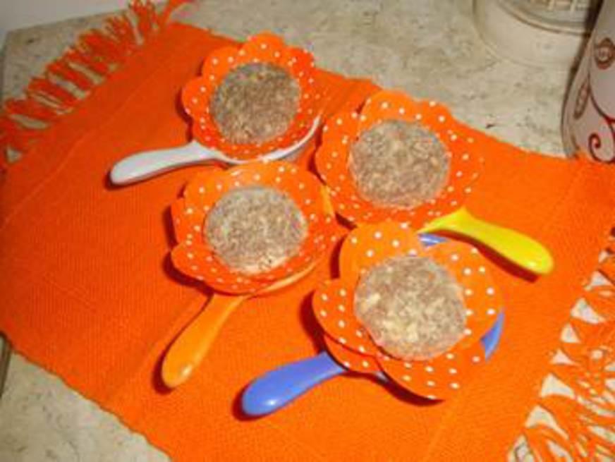Brigadeiro com raspas de polvilho doce