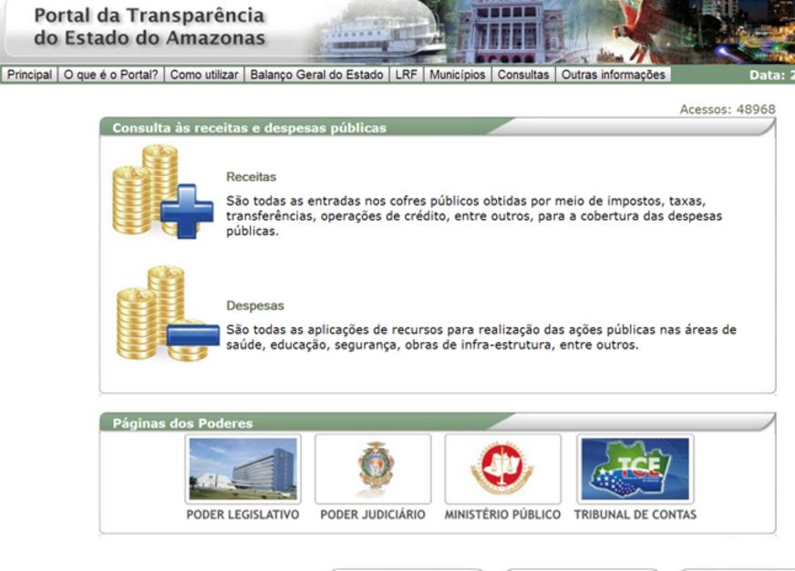 Amazonas recebe uma das dez piores notas no ‘Índice Transparência 2012’