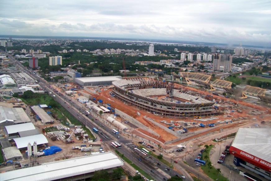 Comitiva da FIFA visita Arena da Amazônia, neste final de semana