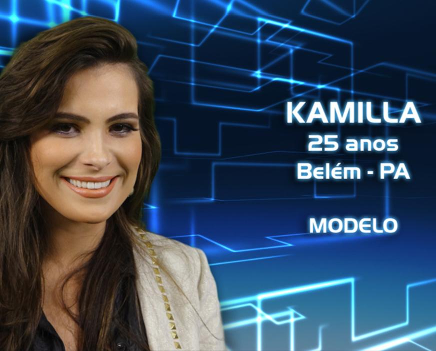 Kamilla promete uma “ liderança tripla” no BBB 13