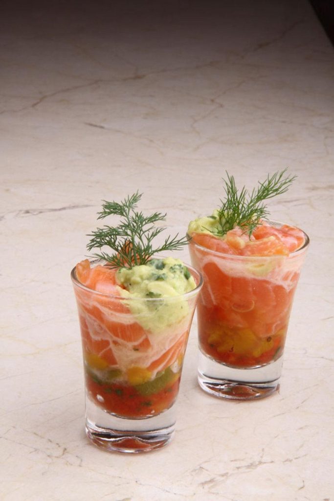 Ceviche de salmão