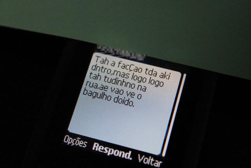 Preso no comando do tráfico por celular